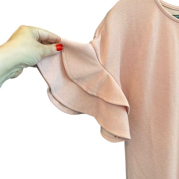 She + Sky Flutter Sleeve Mini Dress Size Large - Picture 4 of 6